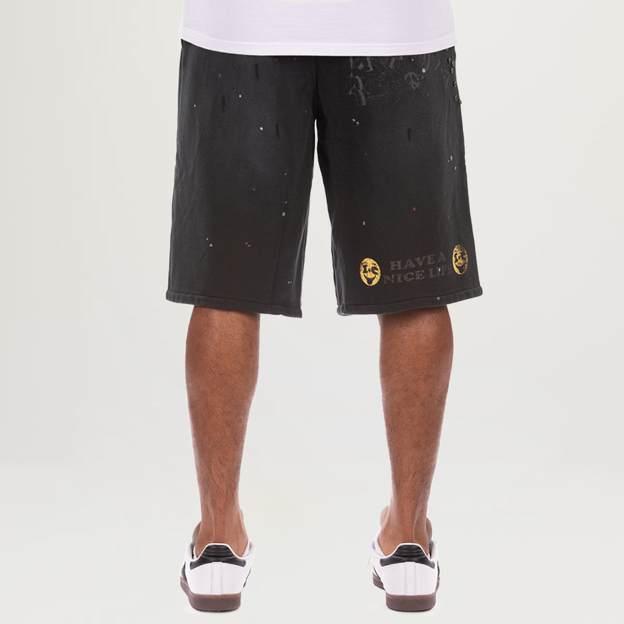 Icecream Milk Shake Terry Shorts (Jet Set)