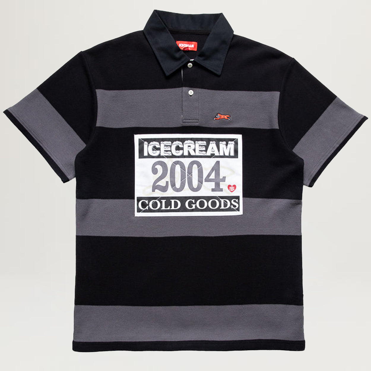 Icecream Strawberry Polo (Black