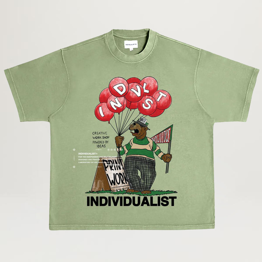 Individualist Bears Tee (Matcha)