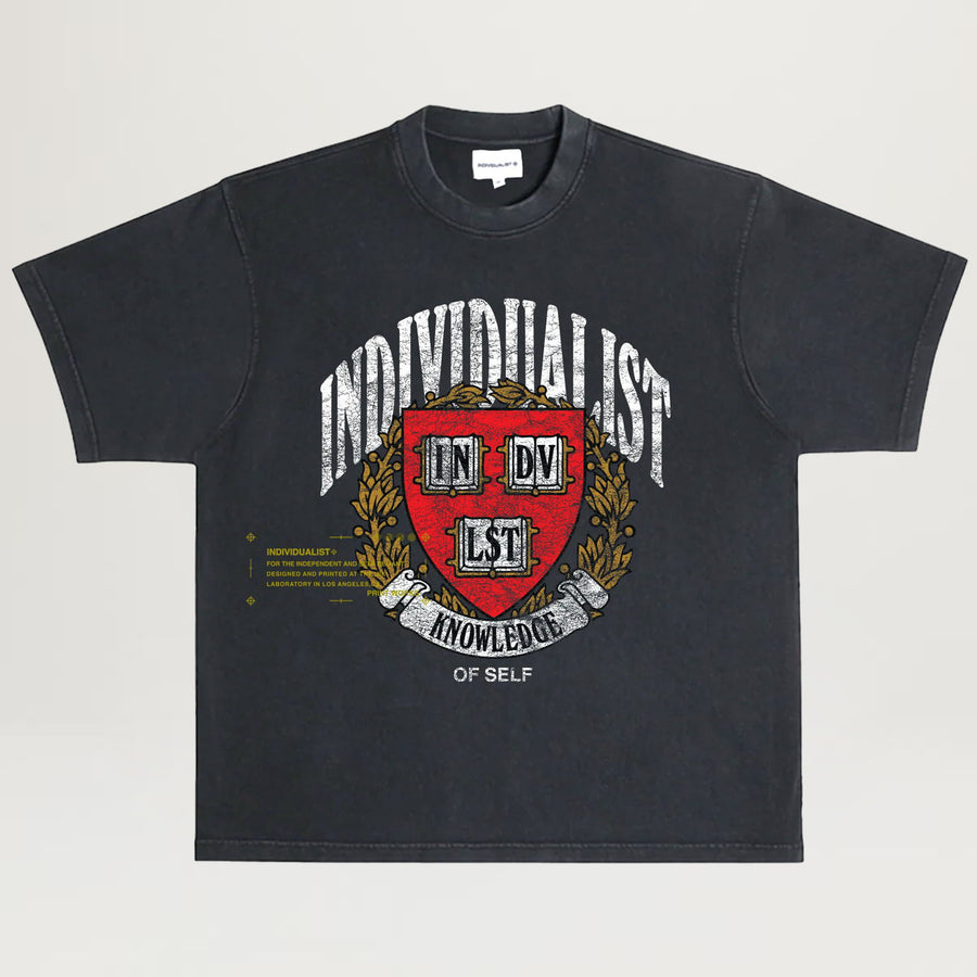 Individualist Coat Of Arms Tee (Vintage Black)
