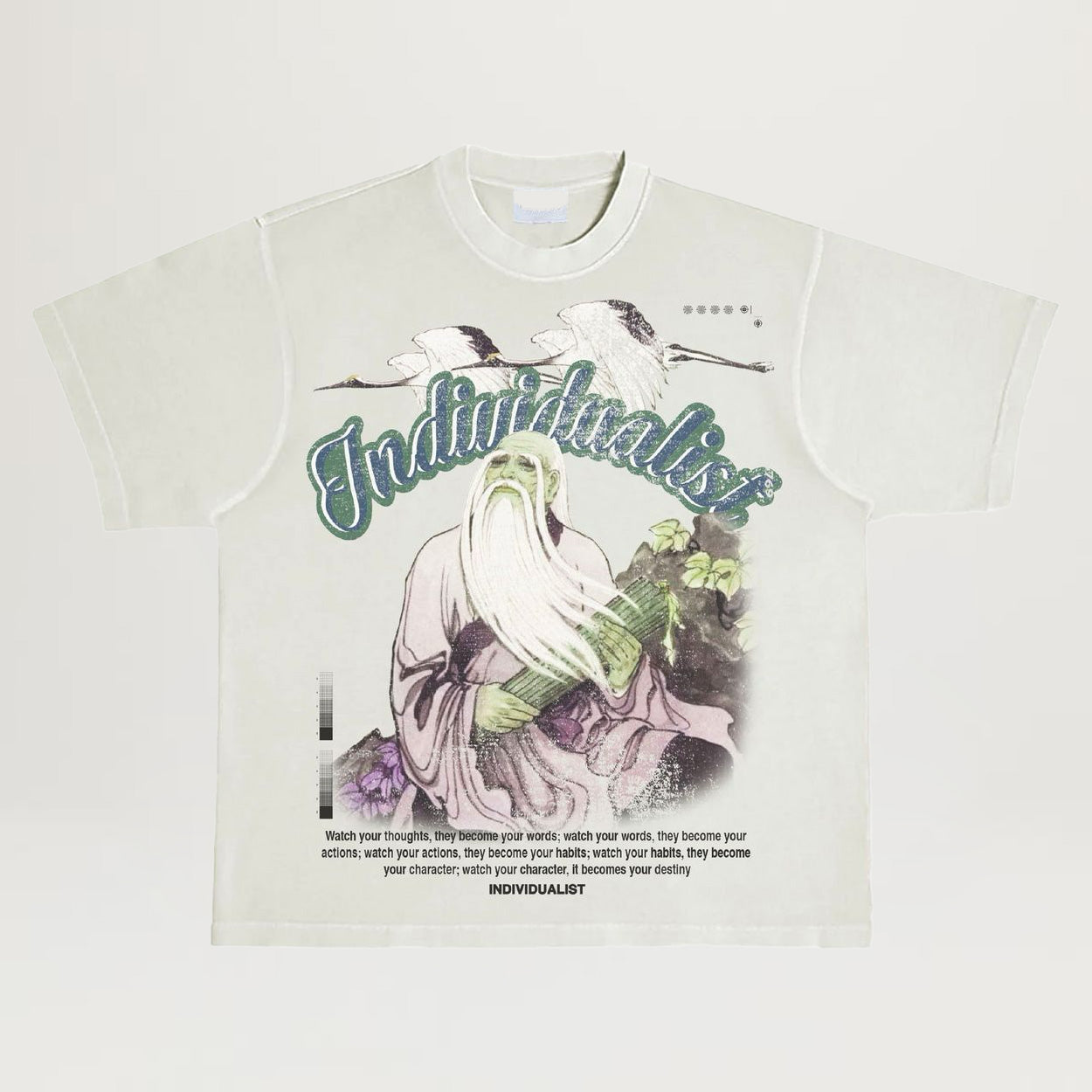 Individualist Destiny Lao Tzu Tee (Antique White)