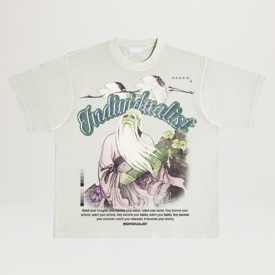 Individualist Destiny Lao Tzu Tee (Antique White)