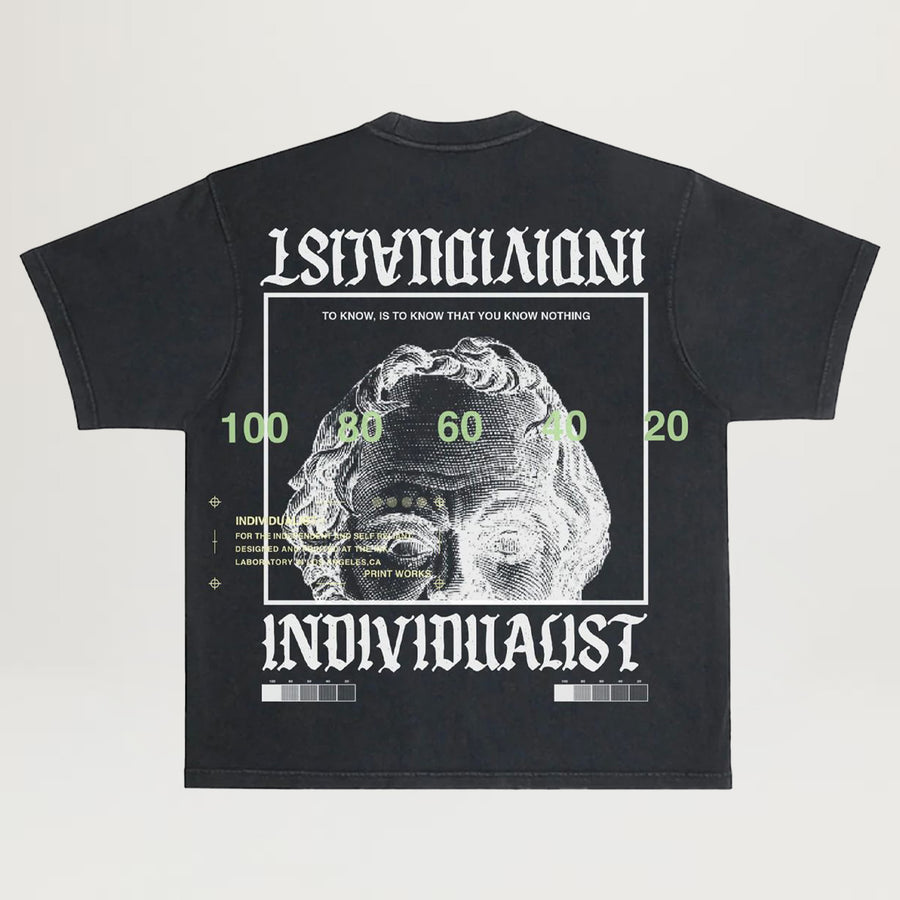 Individualist Socrates Tee (Vintage Black)