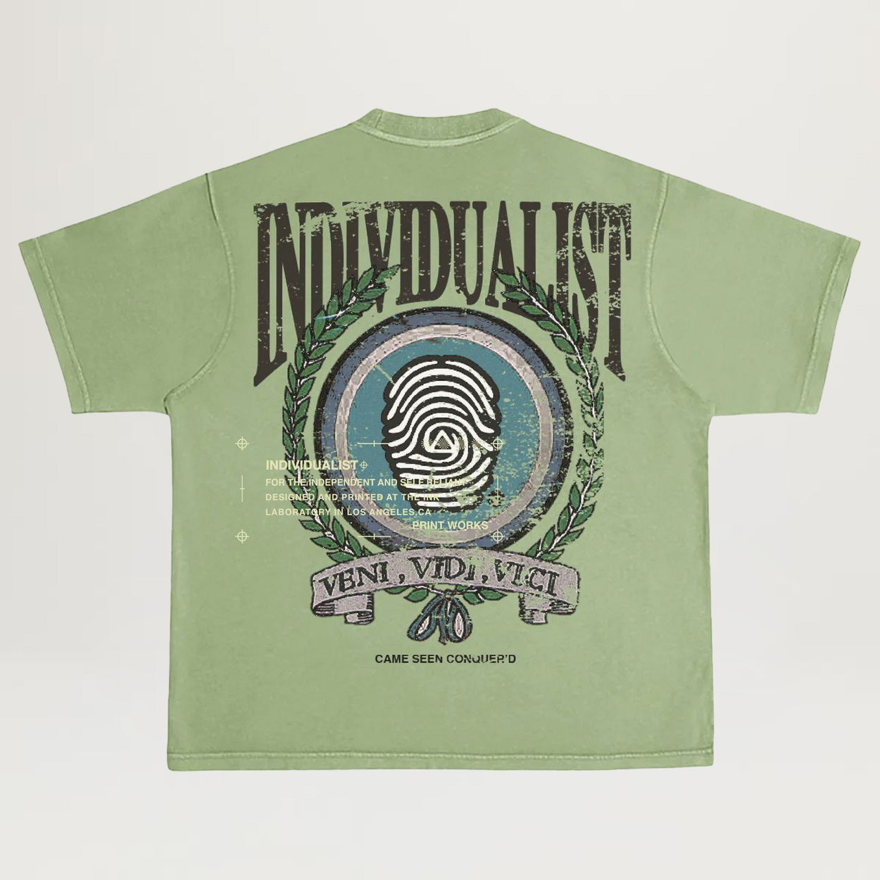 Individualist Veni Vidi Vici Tee (Matcha)