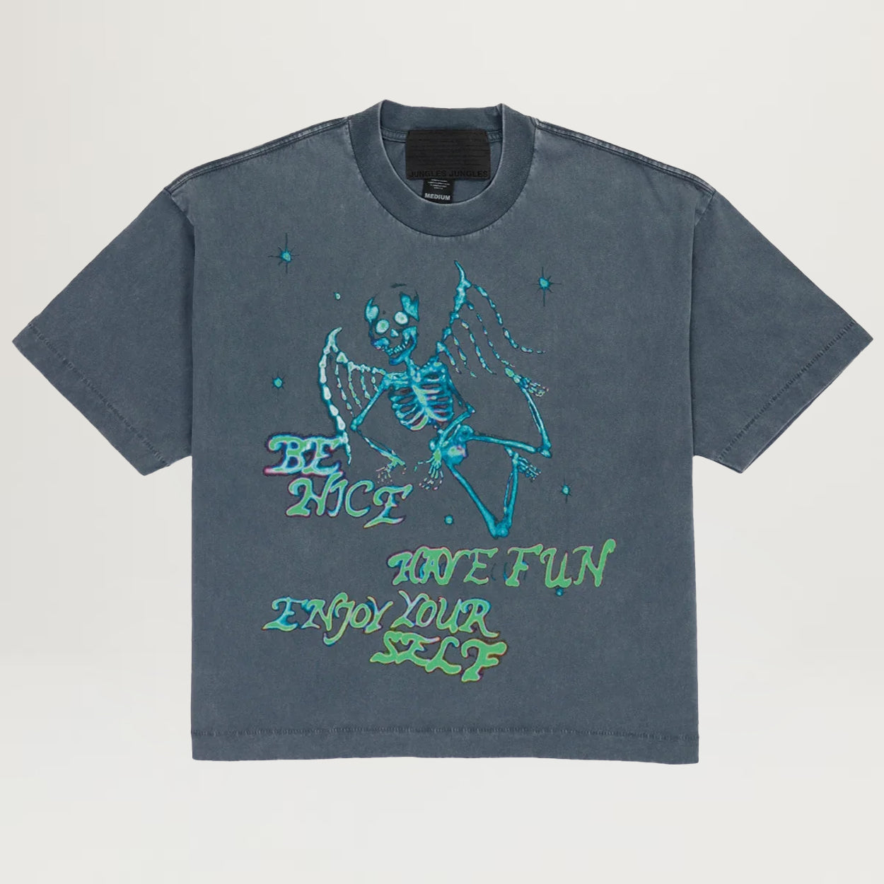 Jungles Enjoy Yourself Tee (Vintage Blue)