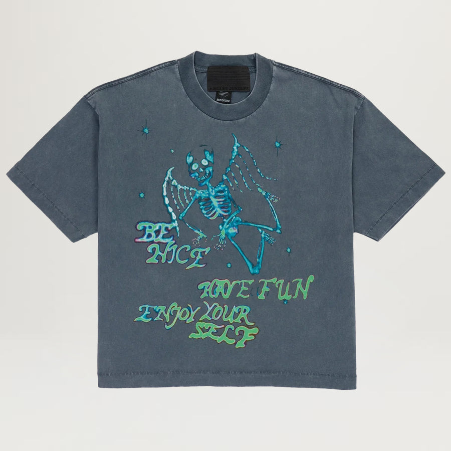 Jungles Enjoy Yourself Tee (Vintage Blue)