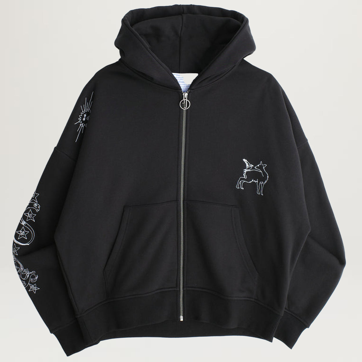 Jungles Life Is Magic Zip Hoodie (Black)