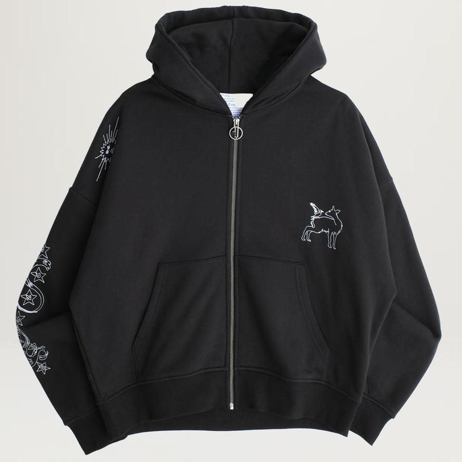 Jungles Life Is Magic Zip Hoodie (Black)