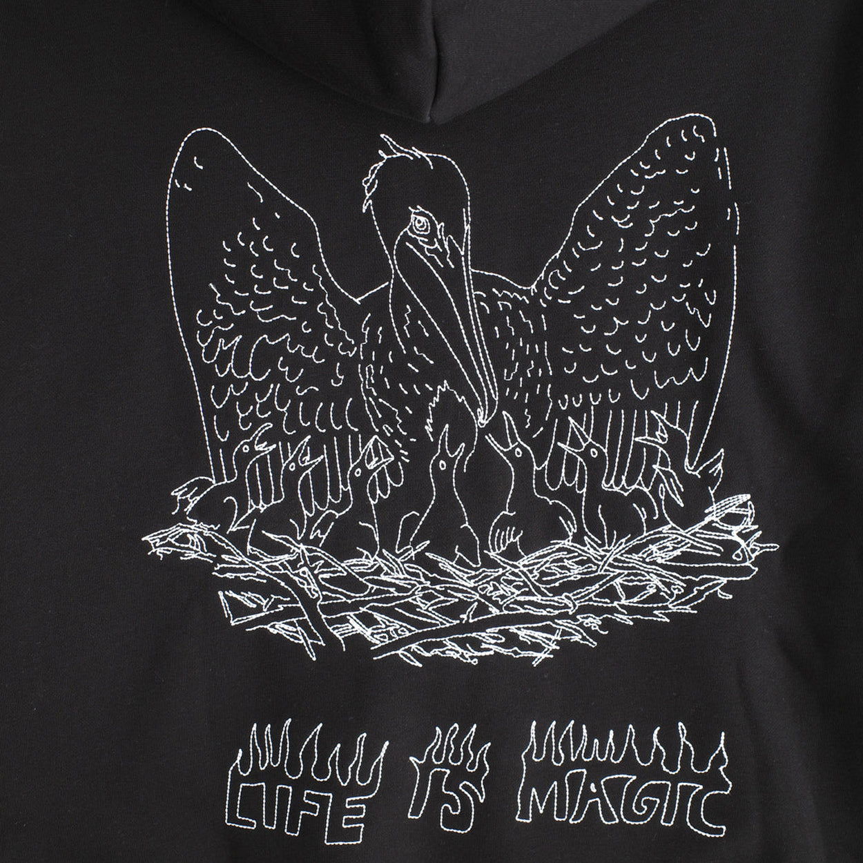 Jungles Life Is Magic Zip Hoodie (Black)