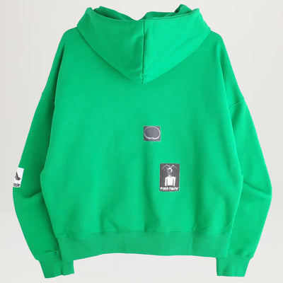 Jungles 1969 Patches Zip Up Hoodie (Green)