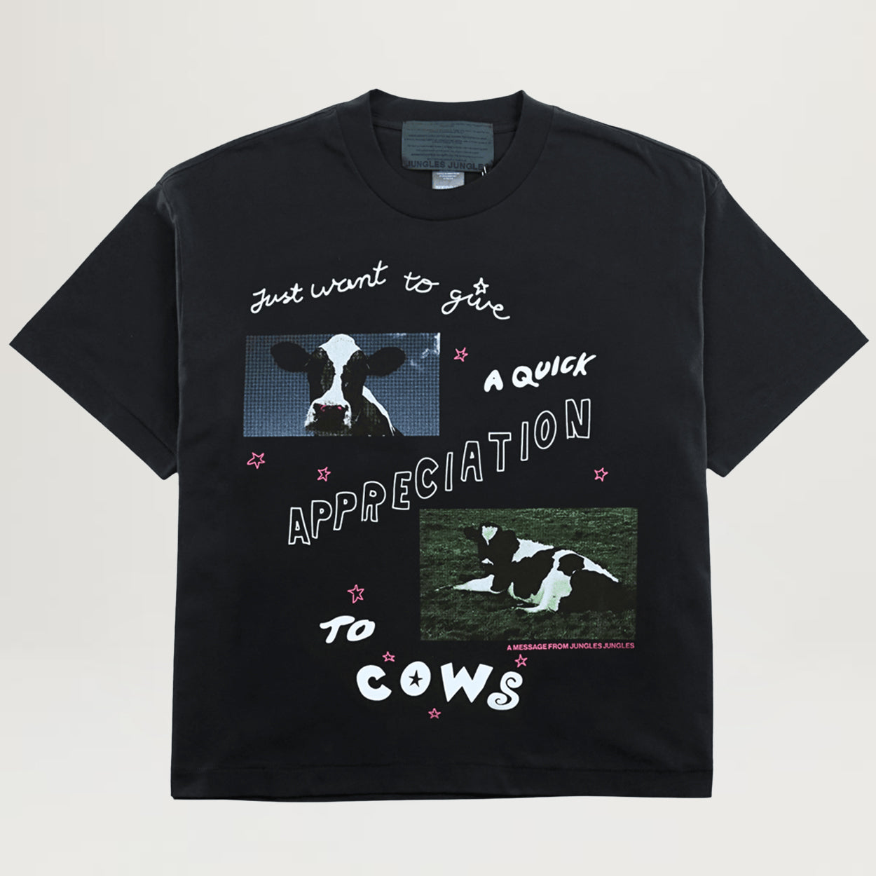 Jungles Cow Appreciation Tee (Black)
