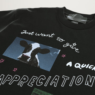 Jungles Cow Appreciation Tee (Black)