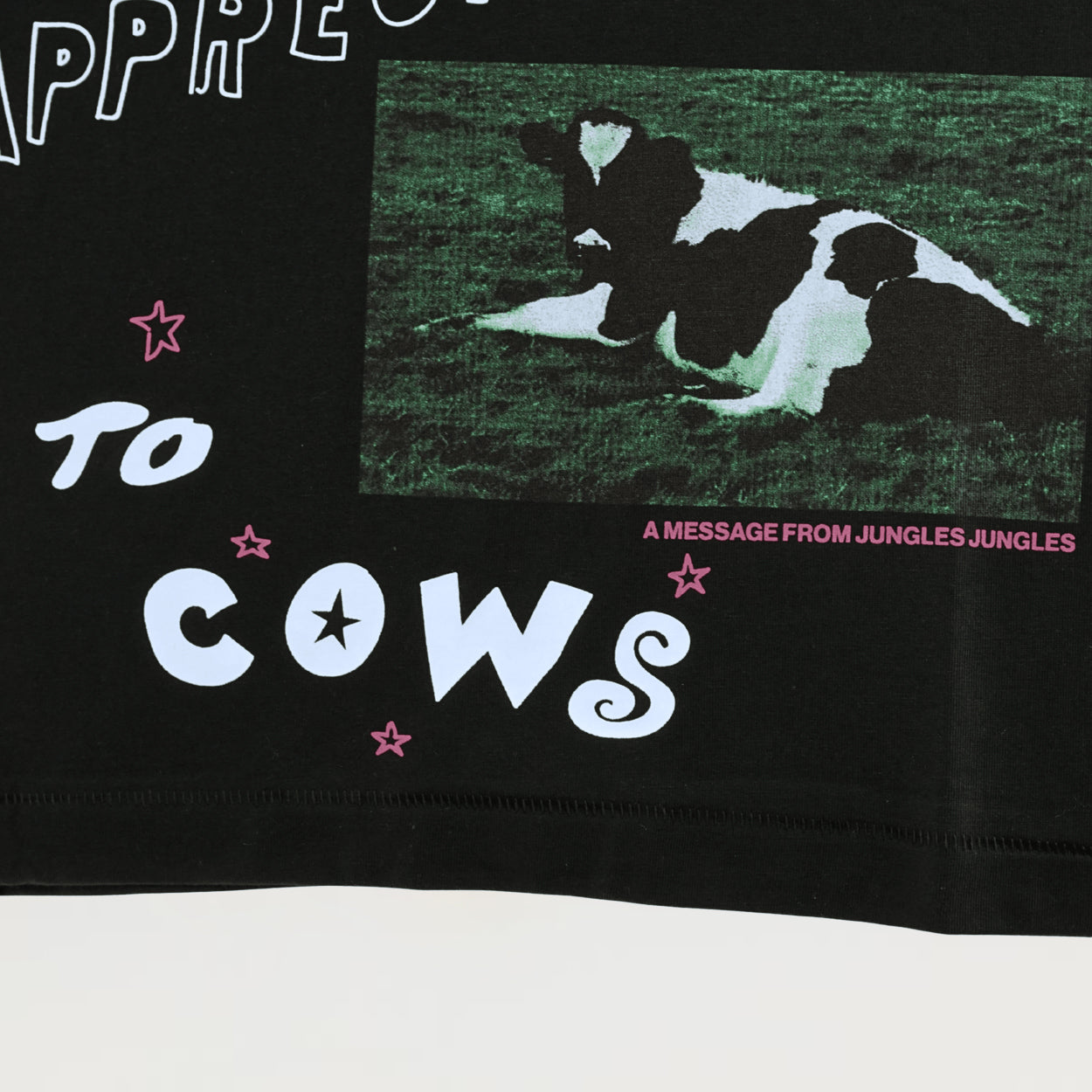 Jungles Cow Appreciation Tee (Black)