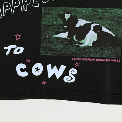 Jungles Cow Appreciation Tee (Black)