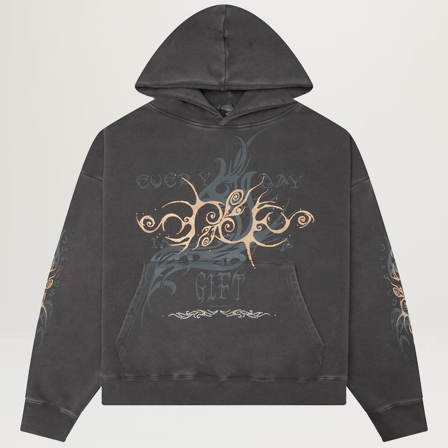 Jungles Tribal Gift Hoodie (Vintage Grey)
