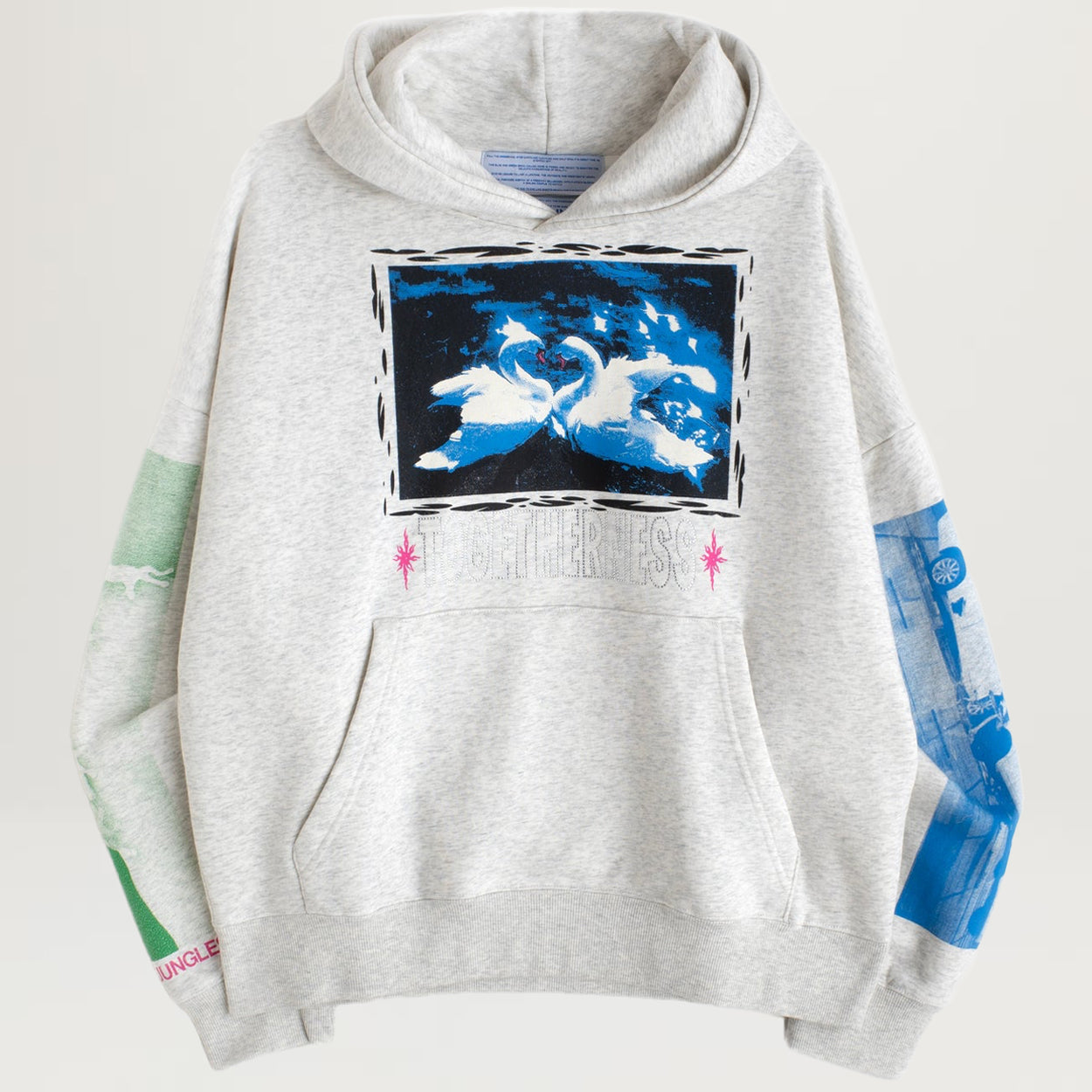 Jungles Togetherness Hoodie (Grey Marle)
