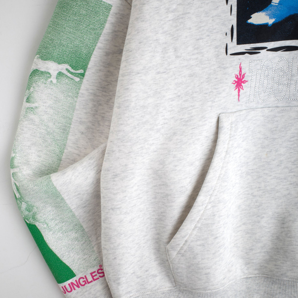 Jungles Togetherness Hoodie (Grey Marle)