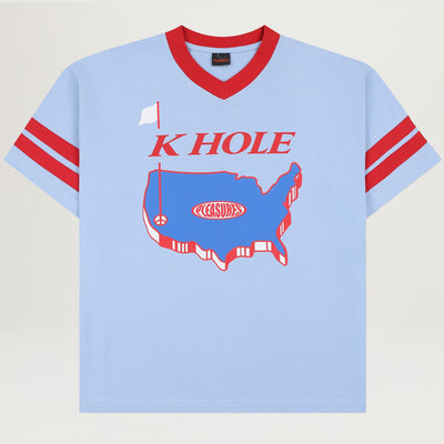 Pleasures Hole V-Neck Jersey (Blue)