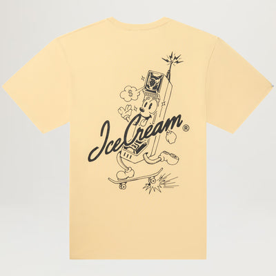 Icecream Kick Rocks Tee (Italian Straw)