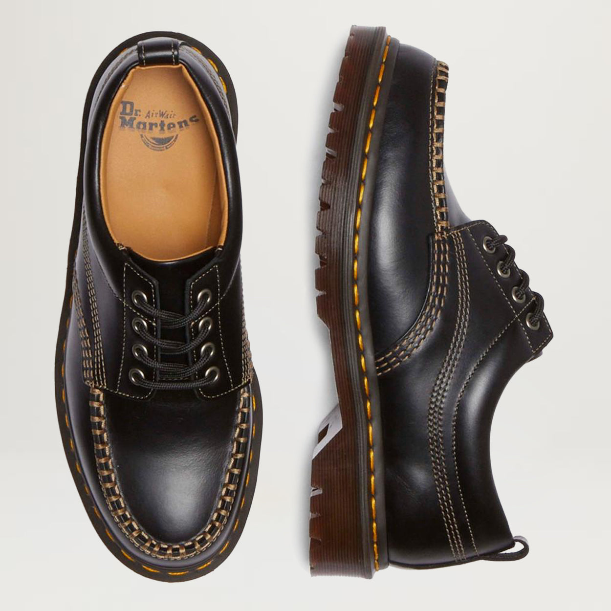 Dr. Martins Lowell Derby (Black Analine)