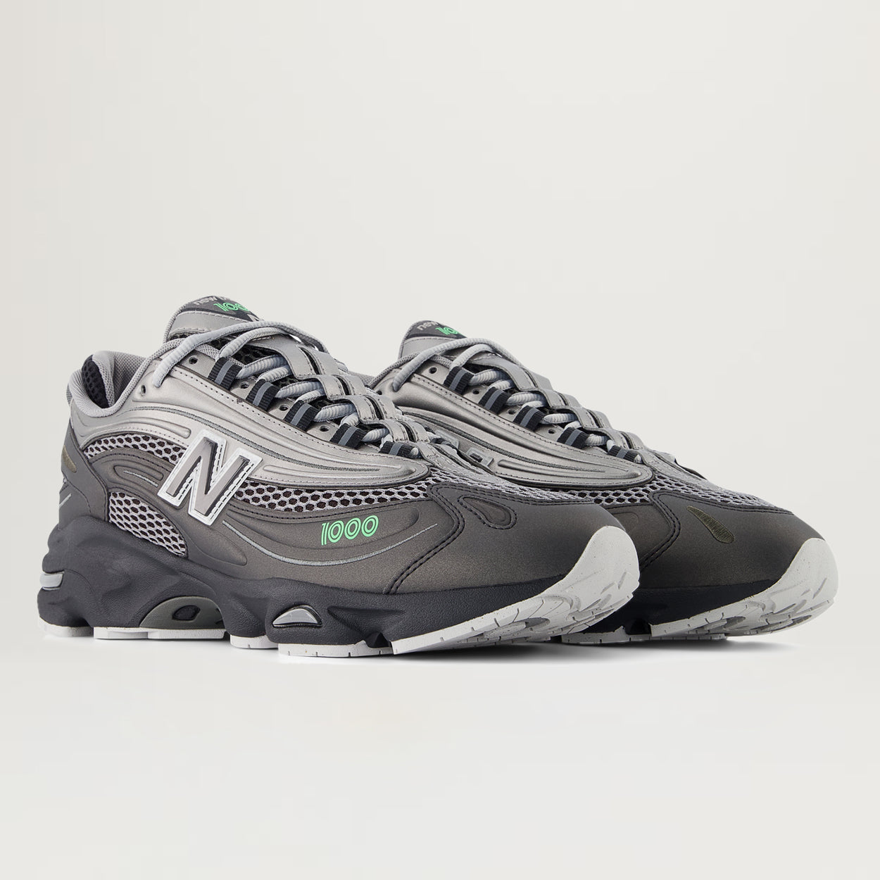 New Balance M1000 (Dark Silver/Lime Leaf)