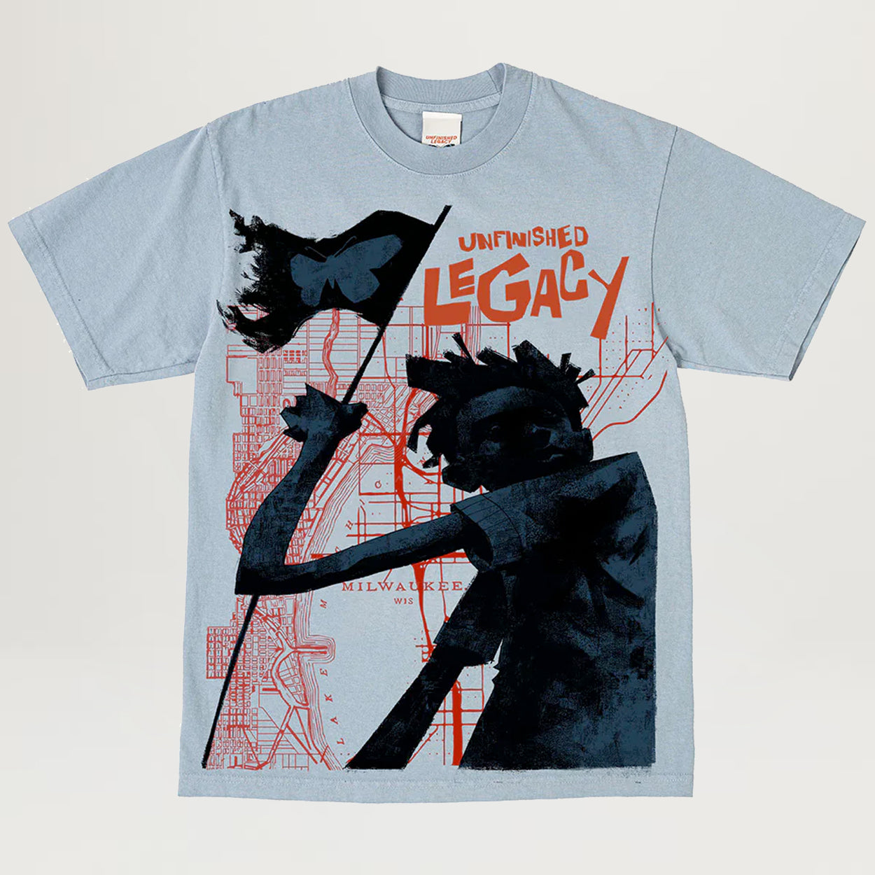 Unfinished Legacy MKE Atlas Tee (Clear Blue)