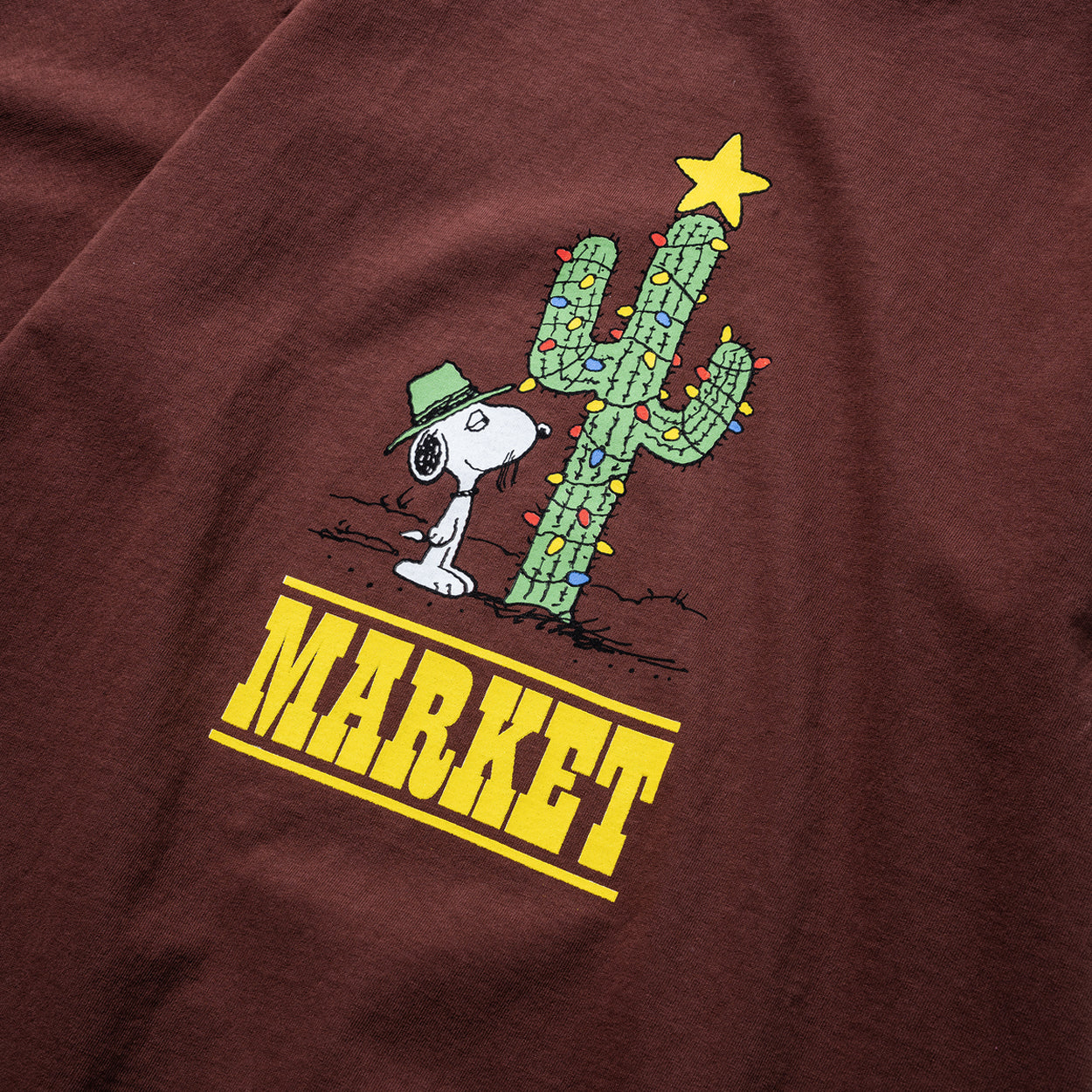 Market X Peanuts Desert Star Tee (Washed Brown)