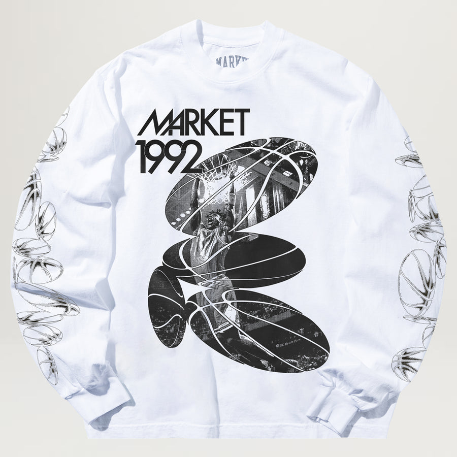 Market 1992 L/S Tee (White)