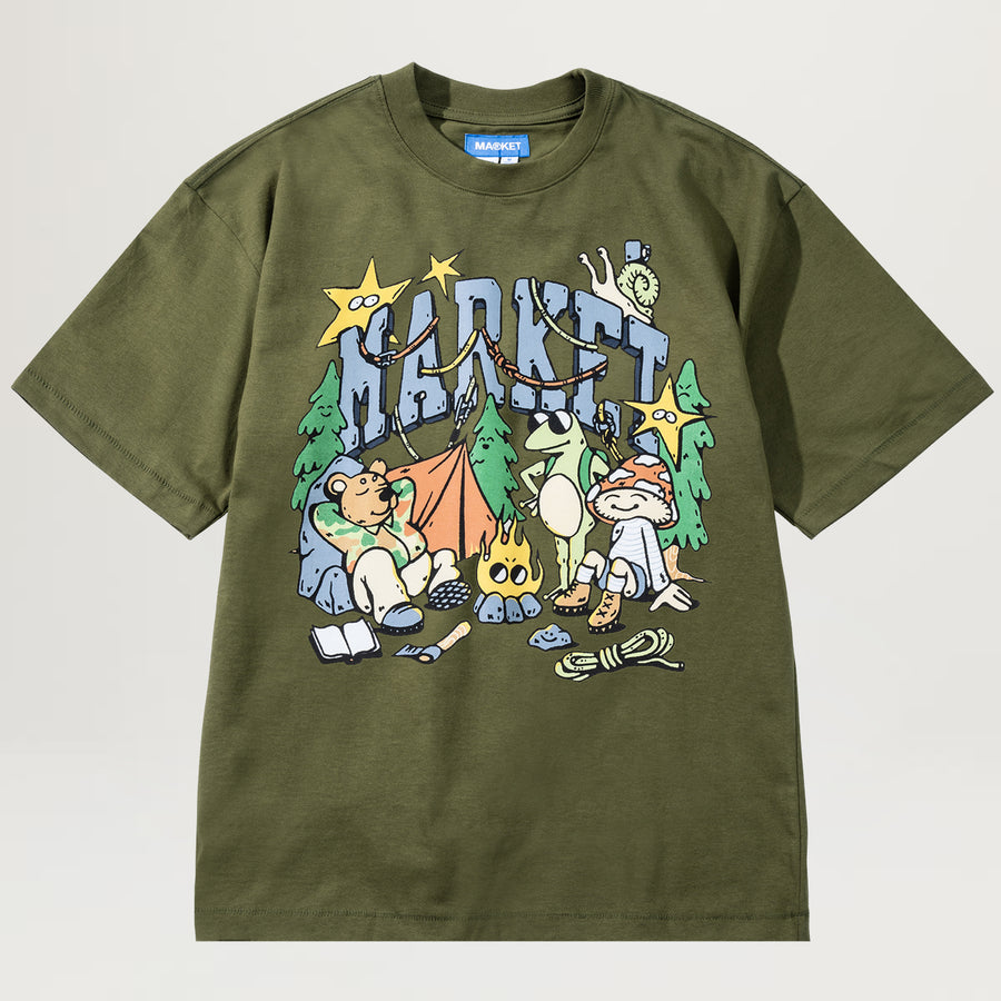 Market Backcountry Buds Tee (Kelp)