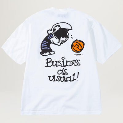 Market Business As Usual Tee (White)