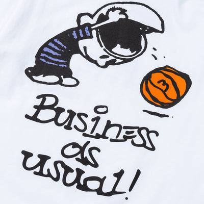 Market Business As Usual Tee (White)