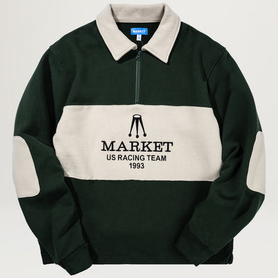 Market Relax Team Racing Rugby Tee (Green)