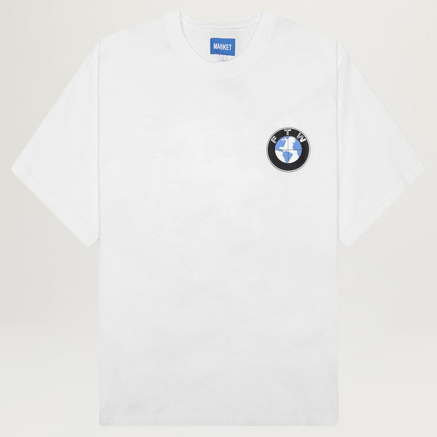 Market Beaming Tee (White)