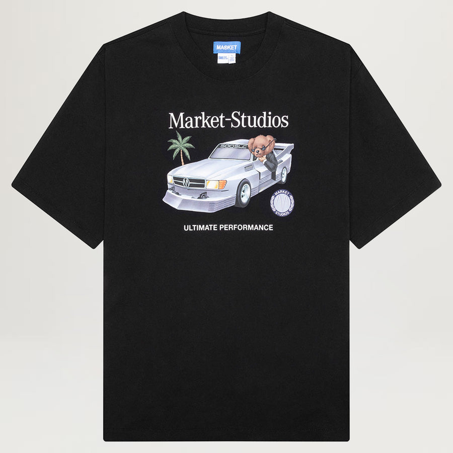 【BUTTER GOODS】 Equipment Applique Crewneck, Washed Black Butter Goods Equipment Applique Crewneck Sweatshirt - Washed
