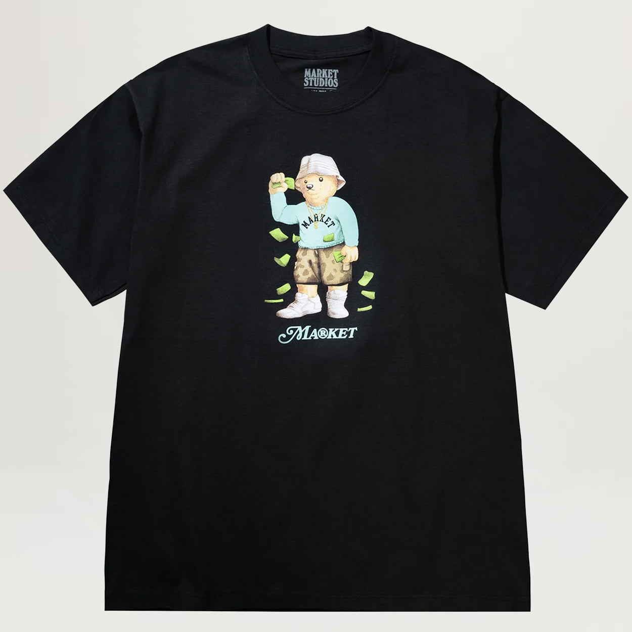 Market Make It Rain Bear Tee (Jet Black)