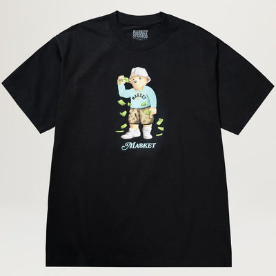Market Make It Rain Bear Tee (Jet Black)