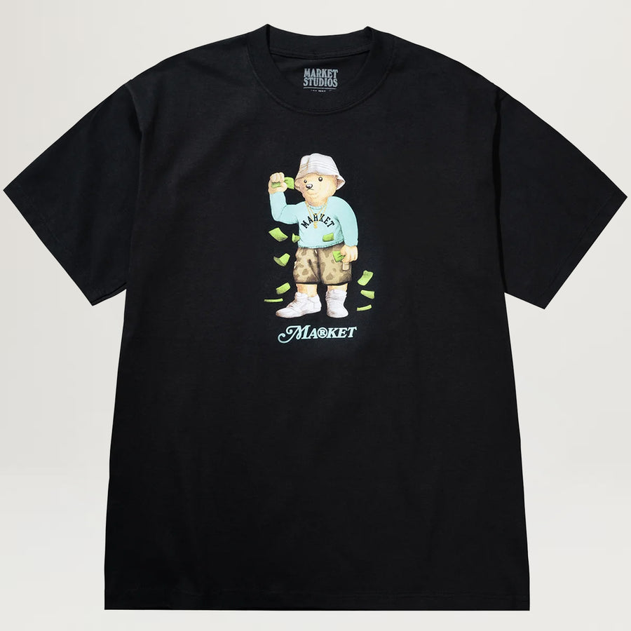 Market Make It Rain Bear Tee (Jet Black)