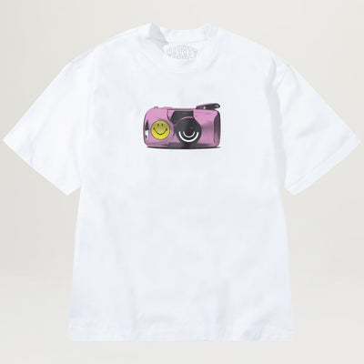 Market Smiley Photoshoot Tee (White)