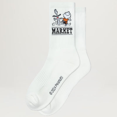 Market X Peanuts Snoopy Charlie Dance Socks (Ecru)