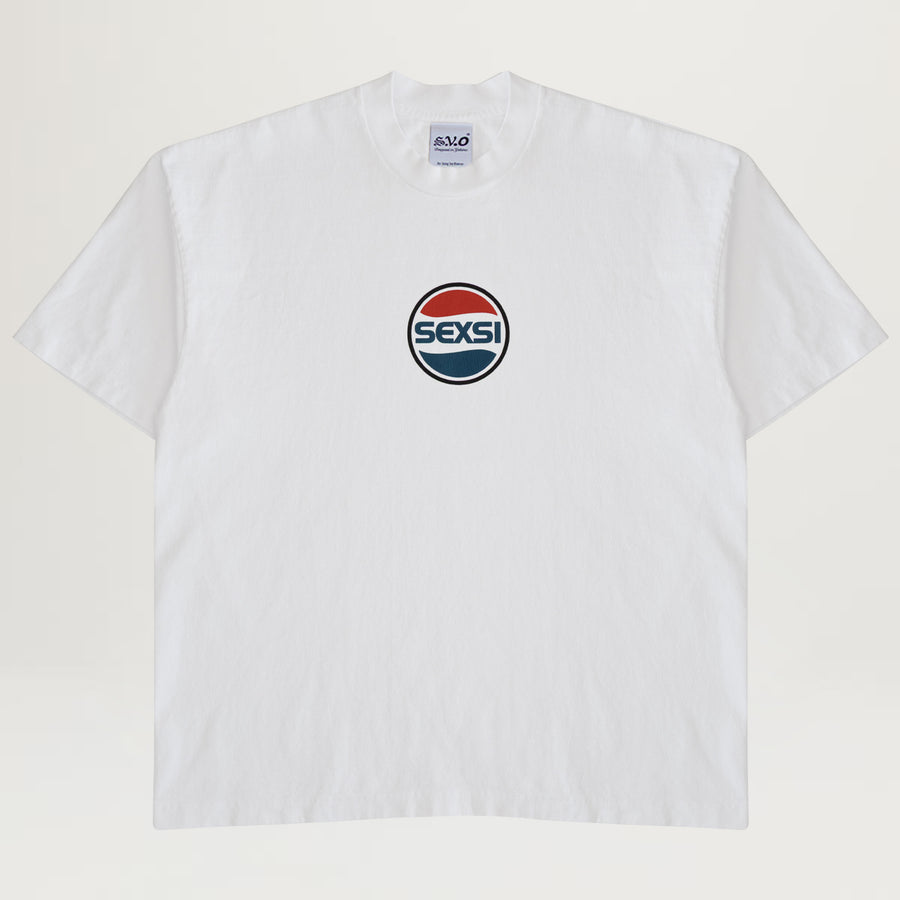 S.V.O. SEXSI Cropped Tee (White)