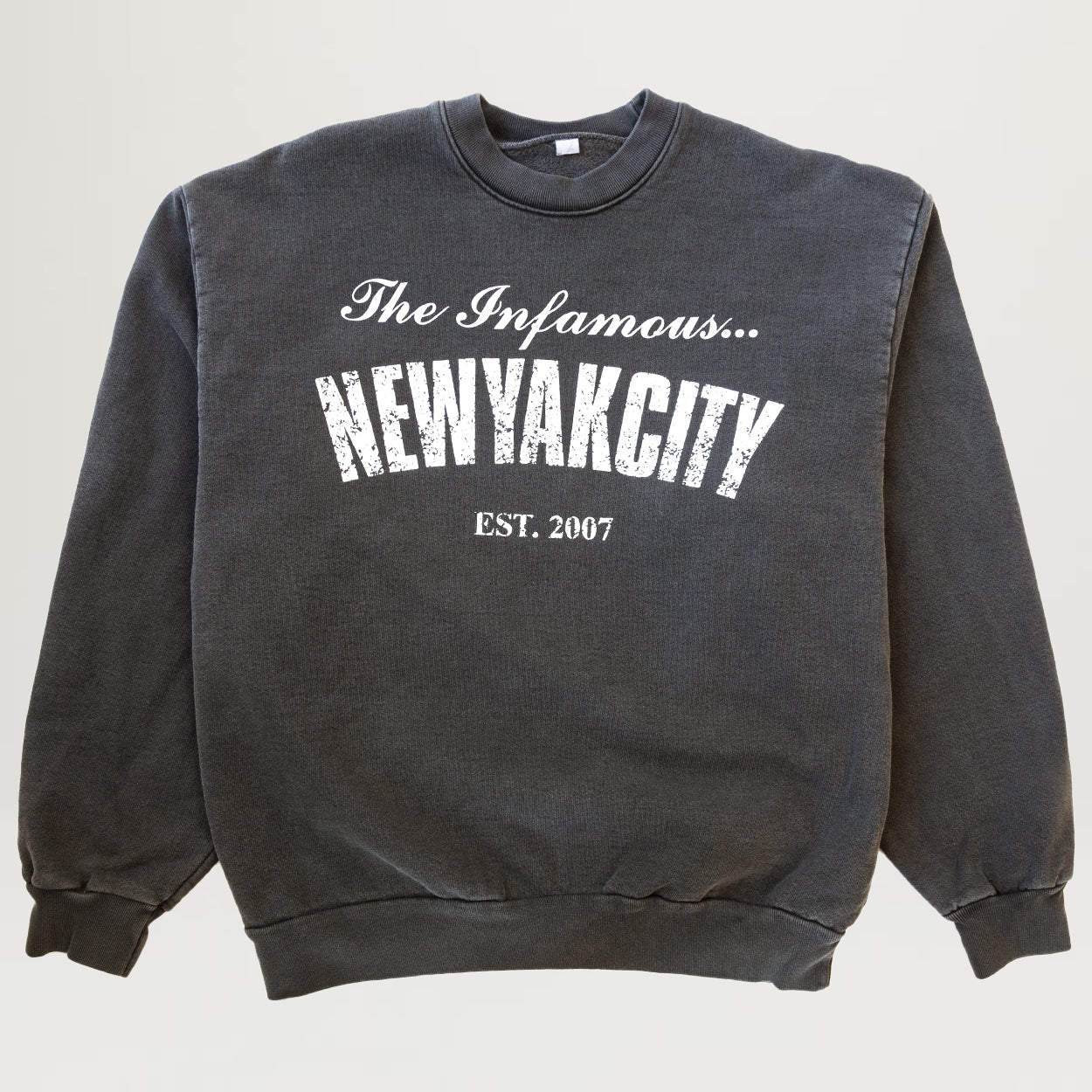NewYakCity Steady Mobbin Crewneck (Vintage Black)