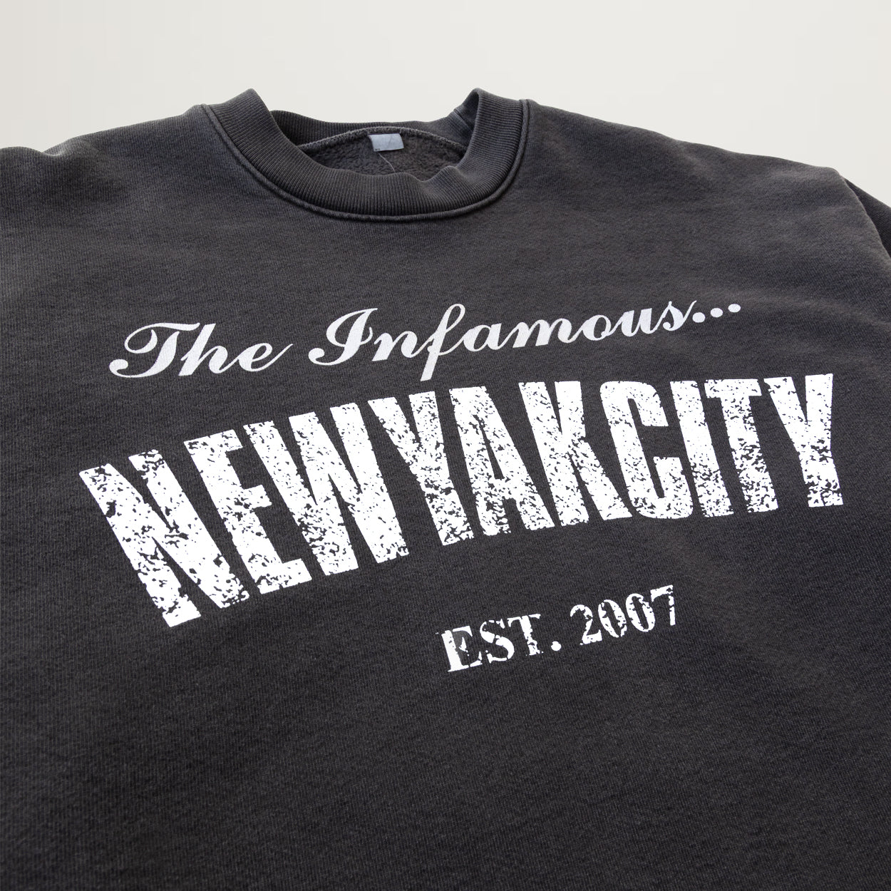 NewYakCity Steady Mobbin Crewneck (Vintage Black)