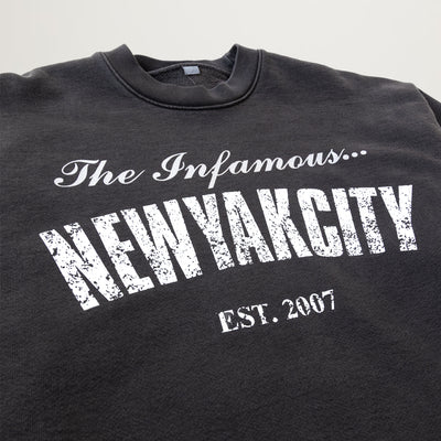 NewYakCity Steady Mobbin Crewneck (Vintage Black)