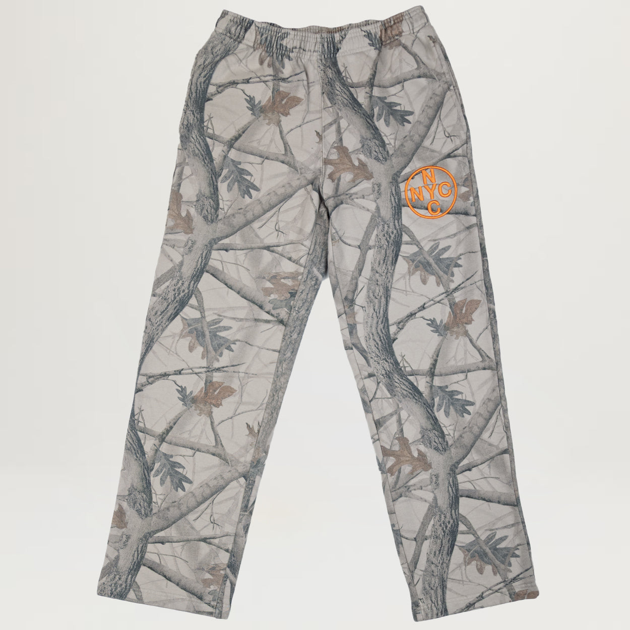 NewYakCity Top 10 Embroidered Flare Sweatpants (Camo)