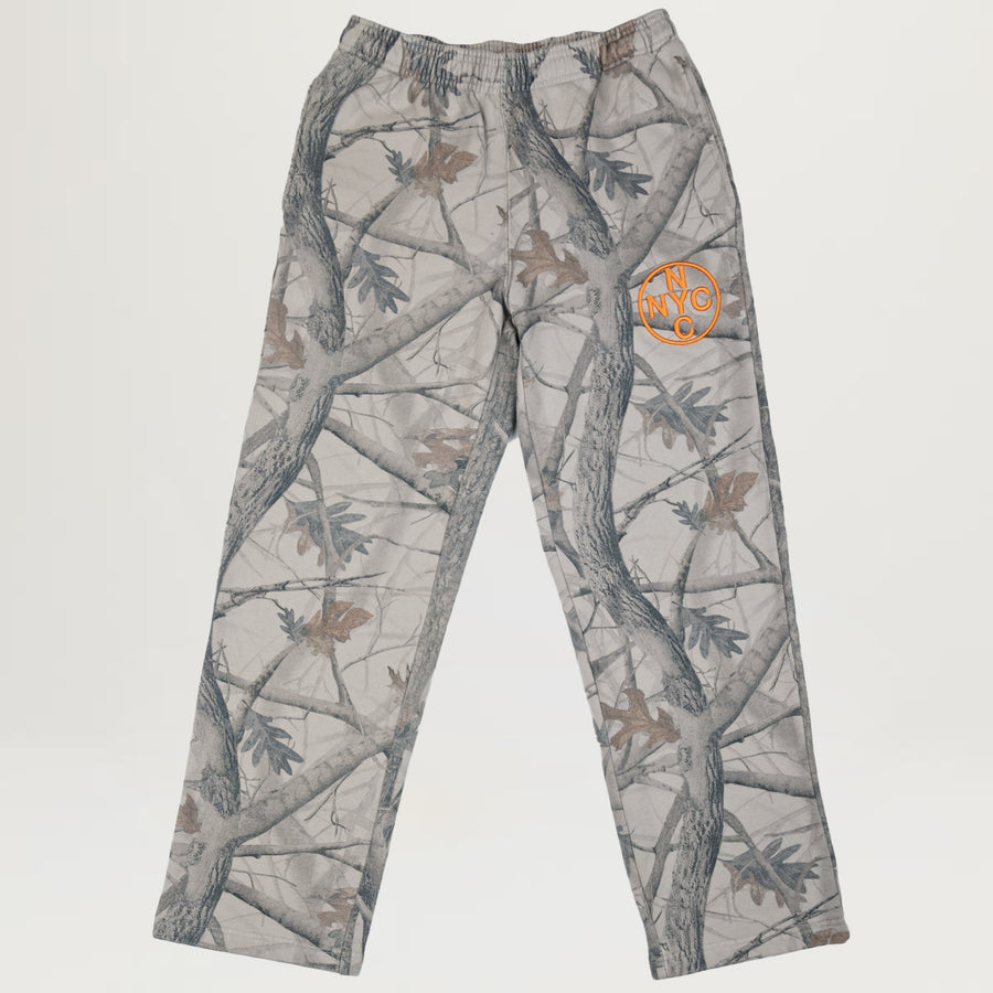 NewYakCity Top 10 Embroidered Flare Sweatpants (Camo)