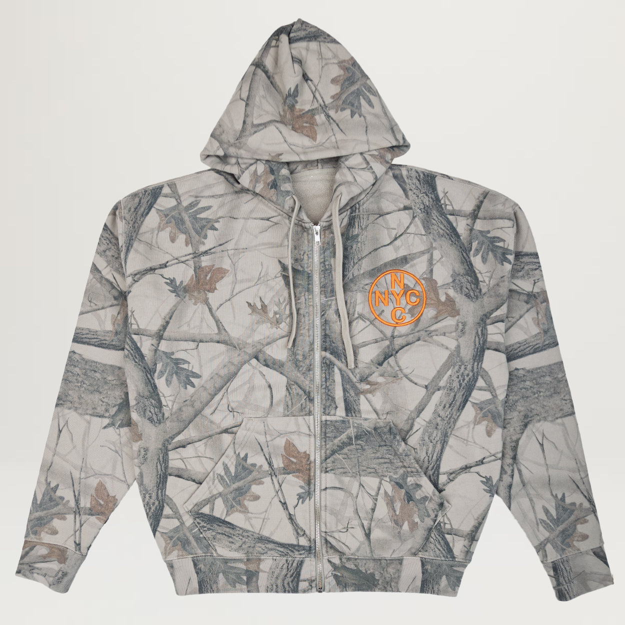 NewYakCity Top 10 Cropped Zip Hoodie (Camo)