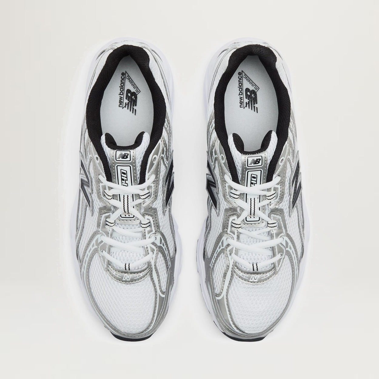【New Balance】 正規品★ 740 White Silver llic New Balance 740 Athletic Shoe - Big Kid - White / Silver