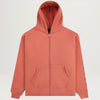 Pleasures OE Zip Up Hoodie (Rust)