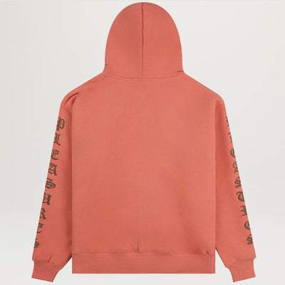 Pleasures OE Zip Up Hoodie (Rust)