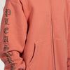 Pleasures OE Zip Up Hoodie (Rust)